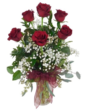 Deluxe Half Dozen Roses in Tempe AZ - Watson's Florist