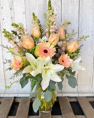 Peach Dream Flower Arrangement
