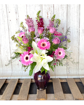 Lovely Lavender Flower Arrangement