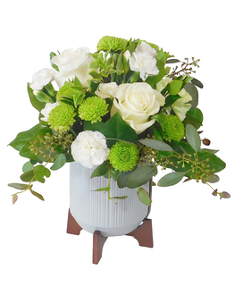 Standard size, 13 inches height and 10 inches wide.