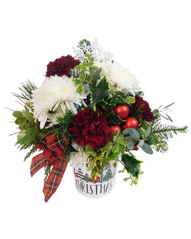 Merry Little Christmas Flower Arrangement