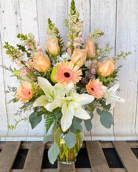 Standard size, 25 inches height and 18.5 inches wide.