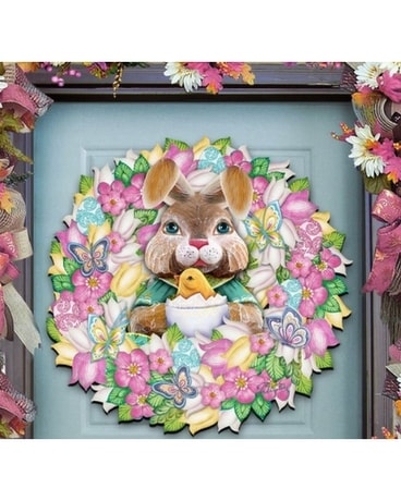 Easter Bunny & Chick Door Hanger Gifts