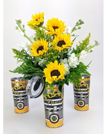 SunFlower Tervis Flower Arrangement