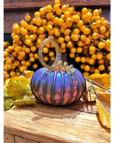 Purple Glass Pumpkin (Small) Gifts