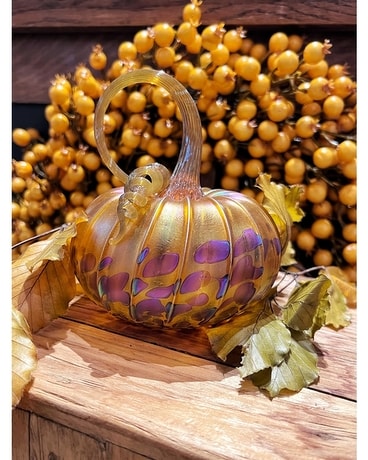 Golden Glass Pumpkin (Medium) Gifts