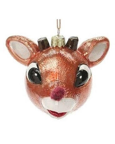 Rudolph Glass Ornament Gifts