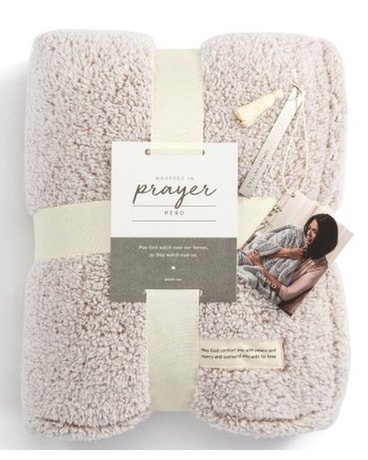 Taupe Prayer Blanket- Remembrance Gifts