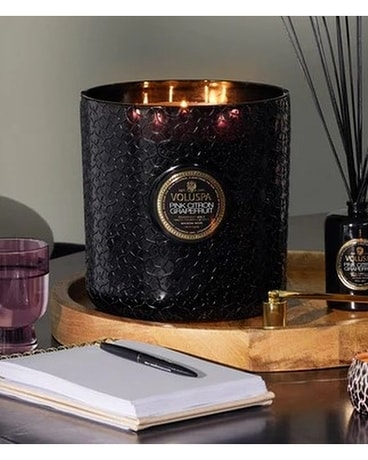 Pink Citron Grapefruit 5 Wick Hearth Candle Gifts