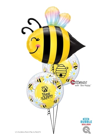 Happy As Can Bee Balloon Bouquet