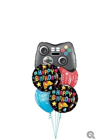Game On Birthday Balloon Bouquet