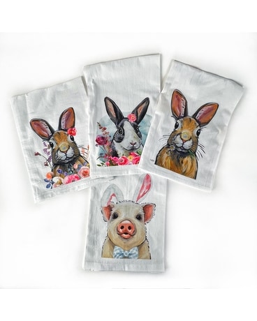 Easter Tea Towels- Set of 3 Gifts