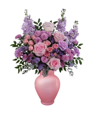 Delightful Vase Flower Arrangement