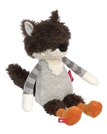 Wolf size,  inches height and  inches wide.