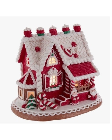Santa & Mrs. Claus Gingerbread House Gifts