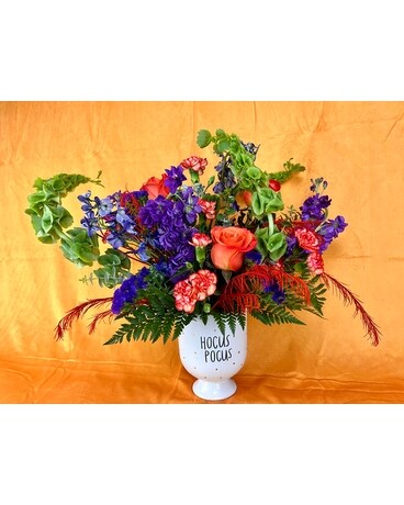 Hocus Pocus Urn Flower Arrangement