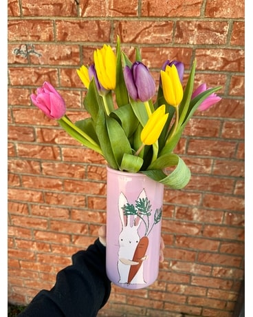 Bunny Tulips Special Flower Arrangement