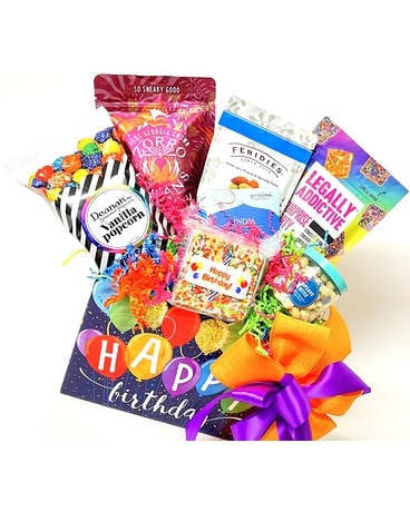 ロック バースデーbox Happy Birthday Snack Box in Jonesboro AR - Posey Peddler