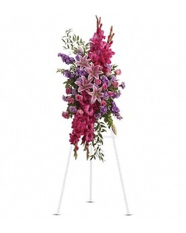 Touching Tribute Spray Flower Arrangement