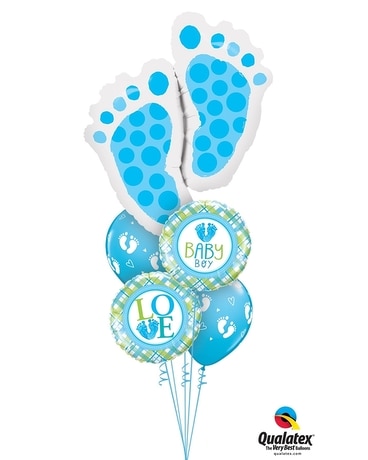 baby boy balloon arrangements