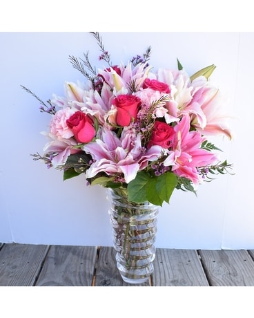 Saint Vase Flower Arrangement