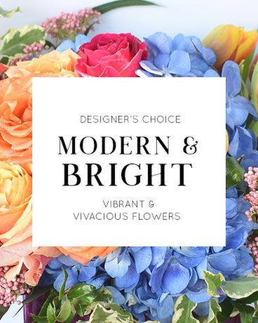 Designer's Choice | Modern + Bright Flower Arrangement