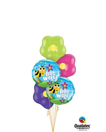 Bee Well Balloons & Plush Bouquet Balloon Bouquet