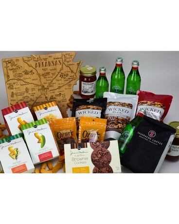 Heart of Arkansas Snack Basket Gift Basket
