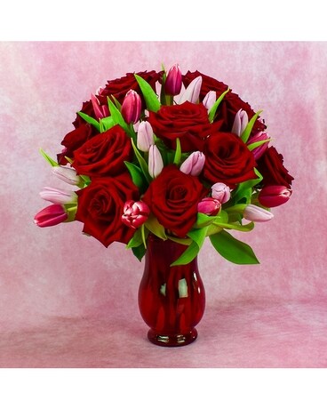 P.S. I Love You by Posey Peddler Flower Arrangement