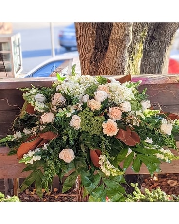 Rustic Blush Flower Arrangement