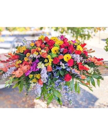 Vibrant Garden Flower Arrangement