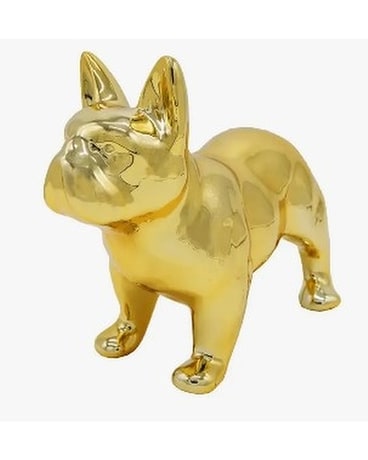 Ceramic Frenchie- Gold Gifts