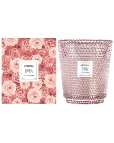 Rose Otto Hearth Candle Jar Candle