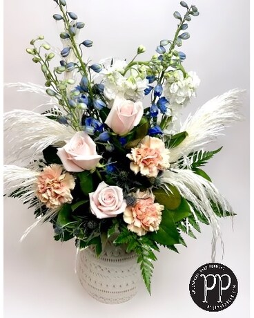 Walk Softly Indi Vase Flower Arrangement