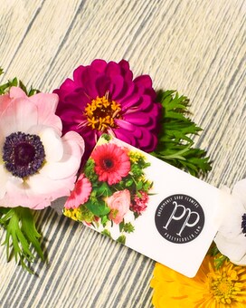 Posey Peddler Gift Card Flower Arrangement
