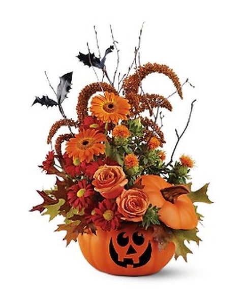 Amaranthus Pumpkin Trick Flower Arrangement