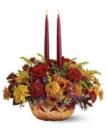 Teleflora's Autumn Iridescence Centerpiece Centerpiece