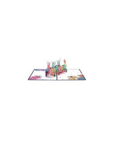 Happy Birthday Flower Arrangement