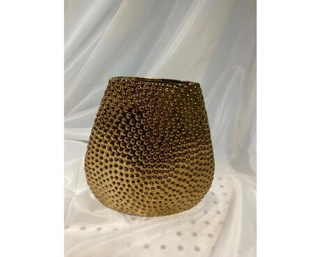 Dark Gold textured Vase Gifts