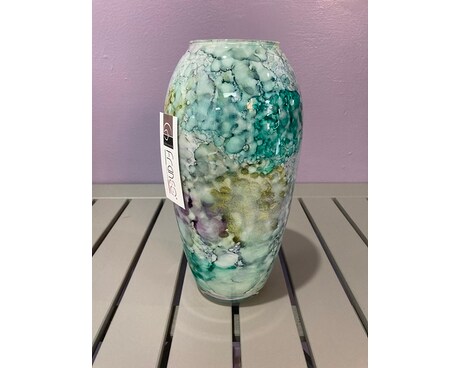 Water Marked Vase Flower Arrangement