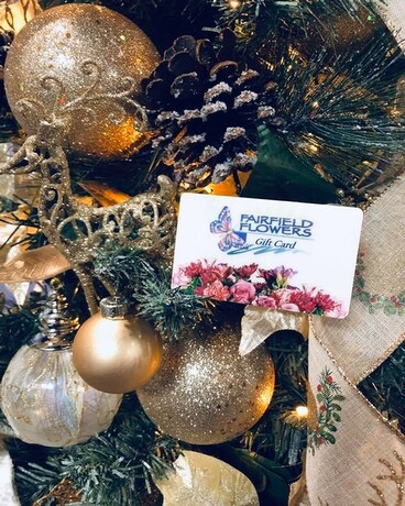 Gift Card Flower Arrangement