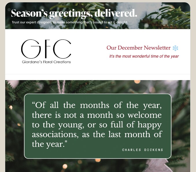 December newsletter