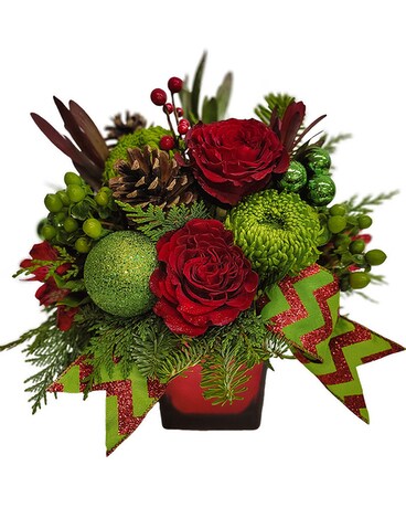 Jolly Ol' Grinch Flower Arrangement