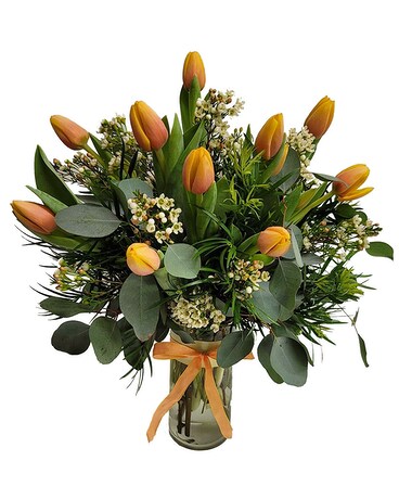 Citrus Charm Flower Arrangement