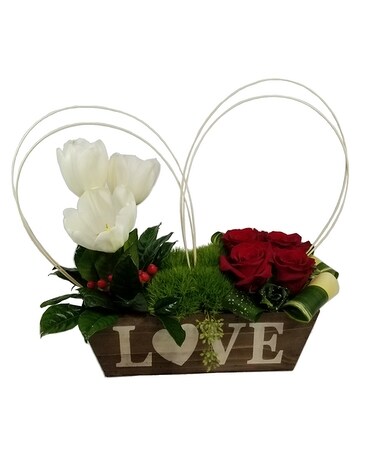 Heartfelt Love Flower Arrangement