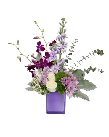 Lavender Serenity Flower Arrangement