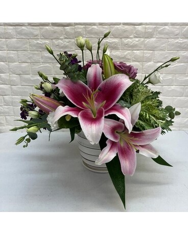 Pink So You Think Flower Arrangement
