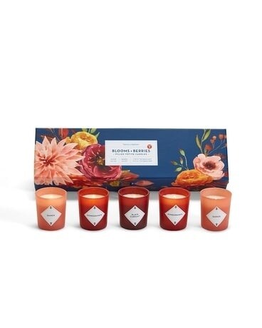 Blooms & Berries Candle Gift Box Flower Arrangement