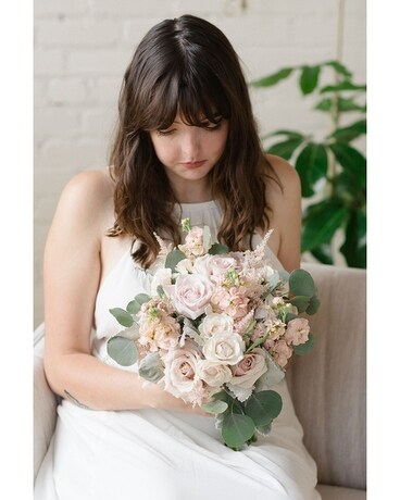 Blushing Beauty - Bridal Bouquet Flower Arrangement