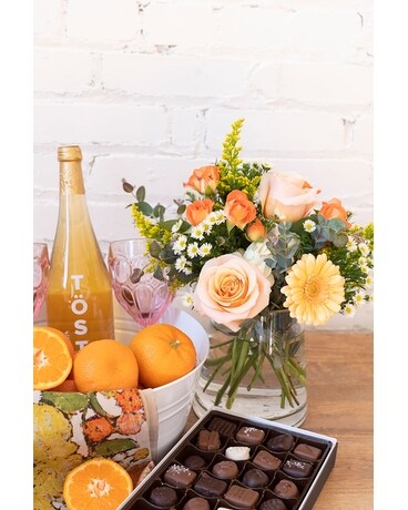 A Toast to You Flower Arrangement